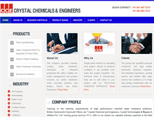 Tablet Screenshot of crystalchem-engrs.com